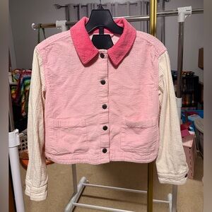 Old Navy Pink and Cream Jacket